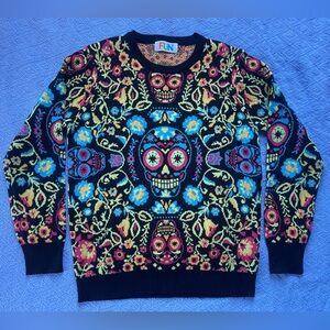 Halloween Day of the Dead sweater